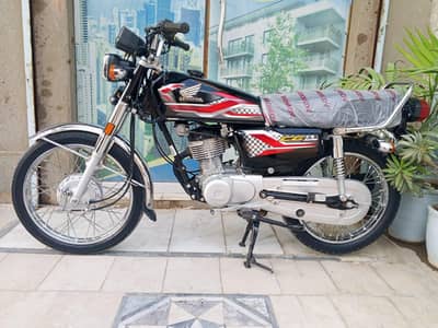 Honda CG 125 2024 model Punjab number