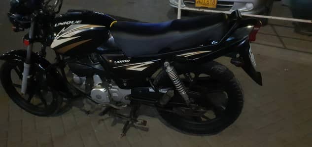 Unique 100 ,self start ,disc break alloy rim