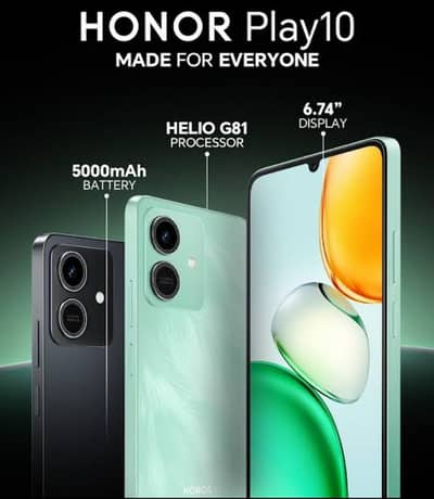 NEW YEAR DEAL HONOR PLAY 10 3+3 6GB/64GB BOX PACK 1 YR WARRANTY PTA