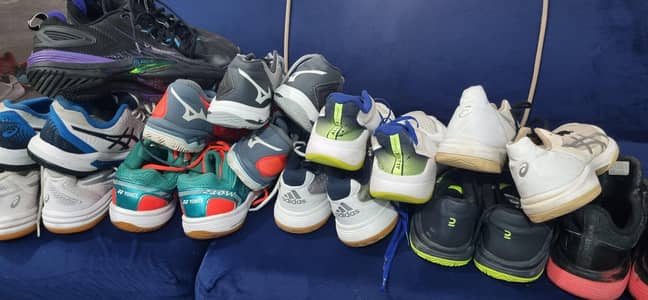All badminton and jogging shoes available