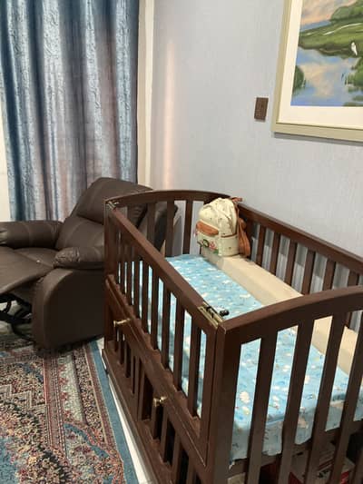 Baby cot & cupboard for new born