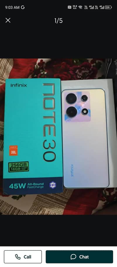 Infinix Note 30 8+8 256gb