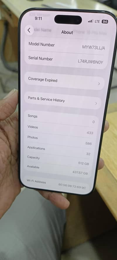 i phone 16 pro max 512gb