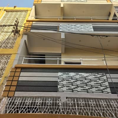 Brand New Leased Beautiful Building G+2 Available at Nagan Chowrangi Sector 11-E, North Karachi