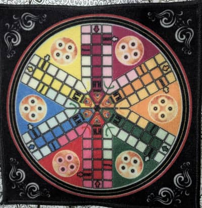 6 players wali ludo mat (new piece)
