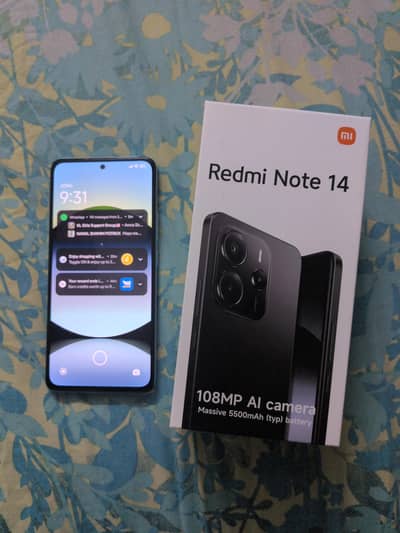 Redmi Note 14 with box 10/10