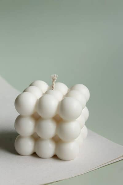 large bubble candle 3 pieces