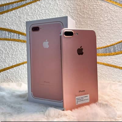 iPhone 7 plus 128gb with complete box whatsapp number 03202367705