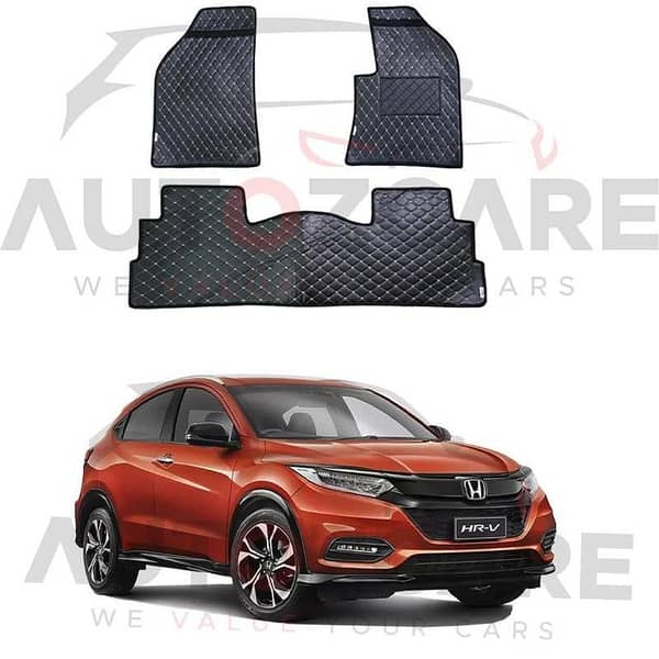 Honda HR-V 7D Floor Mat ( Flat Style ) 3PCS - Model 2013-2021