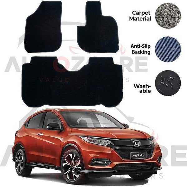 Honda HR-V Fitting Carpet Floor Mat 3PCS - Model 2013-2021
