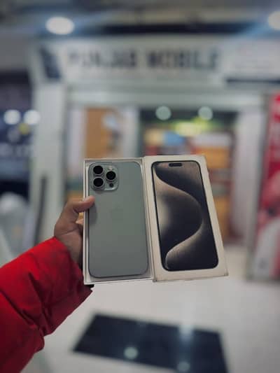 Urgent saLe Iphone 15 pro max 256gb factory  03107694295