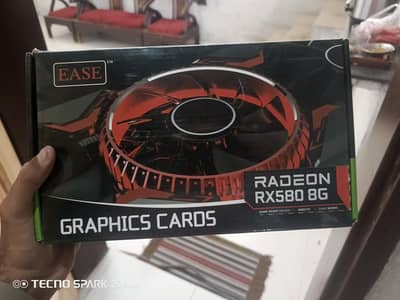 AMD RX 580, 8 GB, GDDR5, with BOX