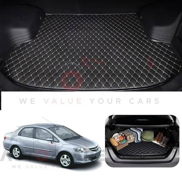 Honda City 7D Custom Car Trunk Mat - Model 2003-2008