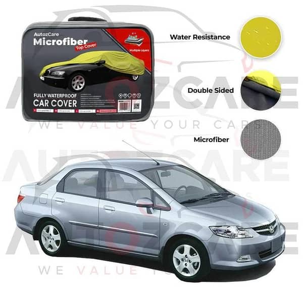Honda City Microfiber Car Top Cover - Model 2003-2008