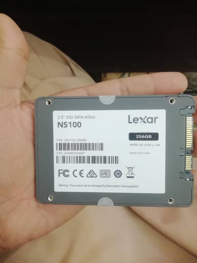 LaXer ssD 256GB  branded 100 health all ok 03/195/21/2/2/0/8