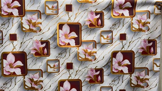 Fabric wallpaper-Marble wallpaper-wall paper sheet-Pvc wallpaper