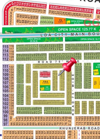 LDA City Lahore Block C 5 Marla Possession Plot Available