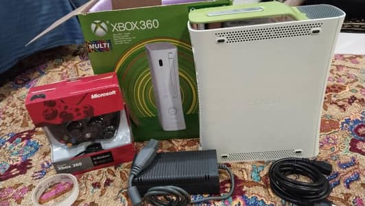 brand new Xbox 360 fat model jail brake fully loaded with games