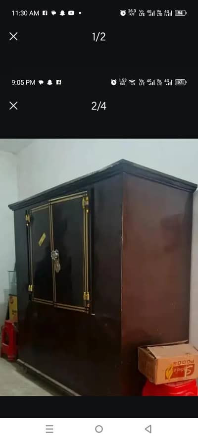 bhari Almari blanket or razaion k leye bhot heavy gadge ki hai