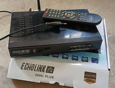 USB HD receiver with 4 feet dish dual connection LNB