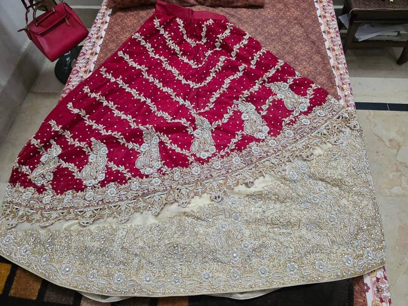 Elegant Wedding Bridal Lehenga – Worn Once, Like New | PKR 60,000 1