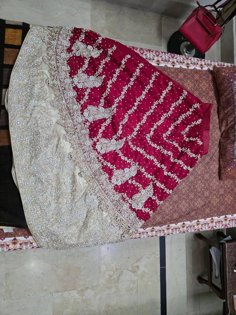 Elegant Wedding Bridal Lehenga – Worn Once, Like New | PKR 60,000 2