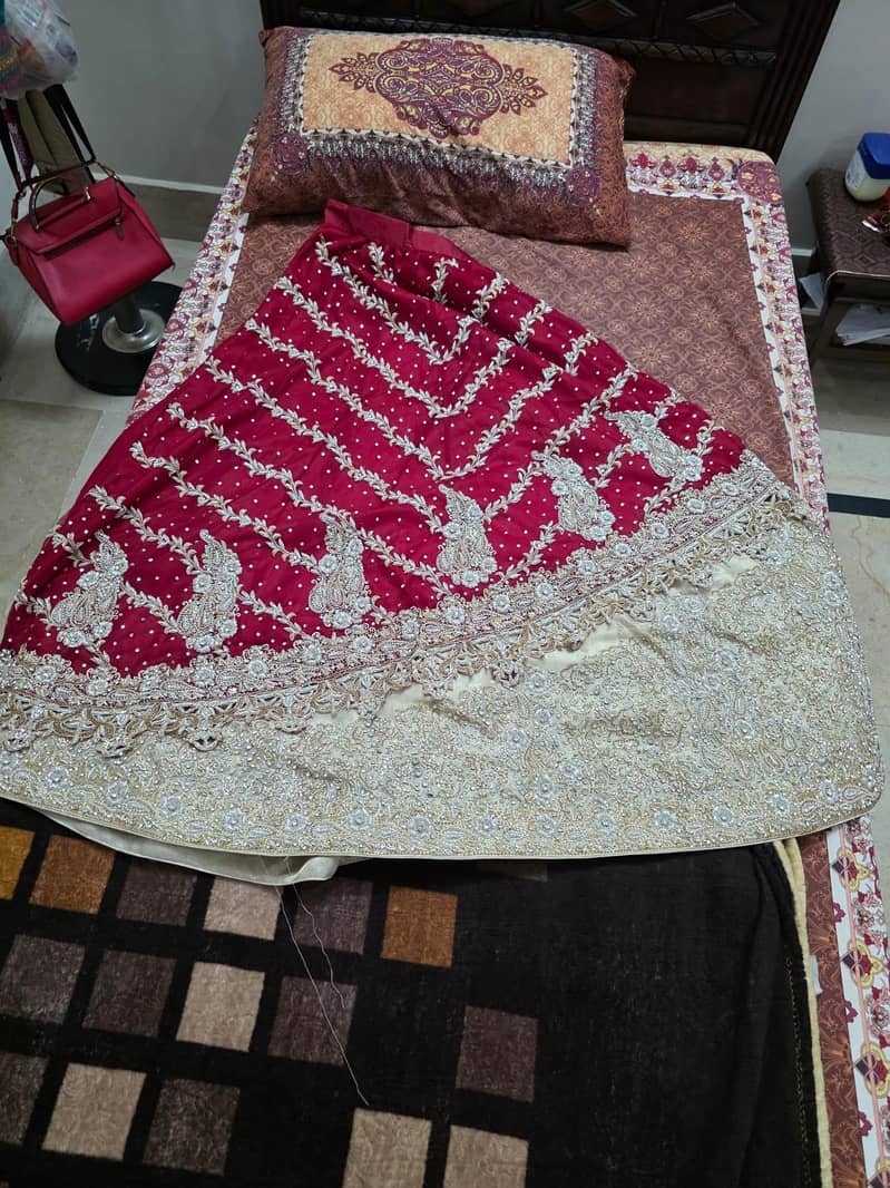 Elegant Wedding Bridal Lehenga – Worn Once, Like New | PKR 60,000 3