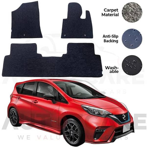 Nissan Note e-Power Genuine Fitting Carpet Floor Mat 3PCS - Model 2012-2020