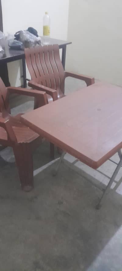 tables and chairs