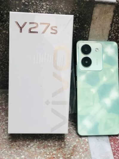 Vivo y27s. . . 8/128 gv with complete box charger.