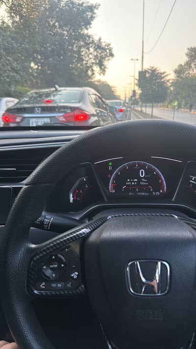 Honda Civic X Red meter