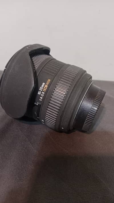 Wide angle sigma  len Focus length