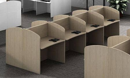 work station cluster call center table meeting table