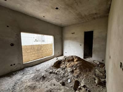 272sq yd Grey Structure Villa available FOR SALE in Precinct-8, near GRAND MOSQUE of Bahria Town Karachi. 5 Bedroom Designed under construction villa on SALE. .