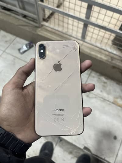 Iphone xs pta aproved back broken only