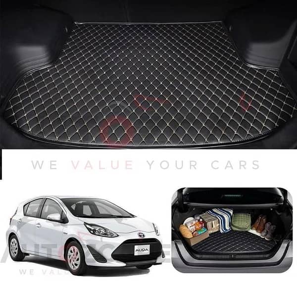 Toyota Aqua 7D Custom Car Trunk Mat - Model 2012-2021