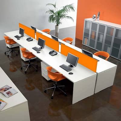 workstation, office furniture, office chair, co work table