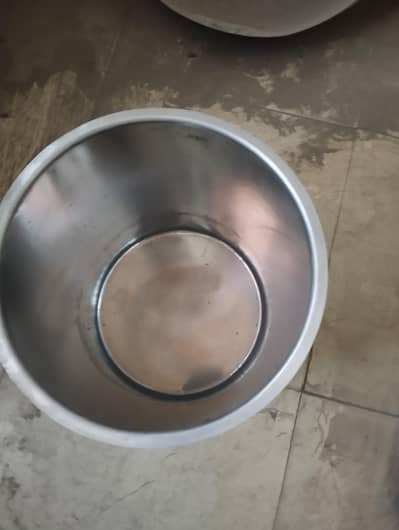 commercial fry pan and ice cream bowl