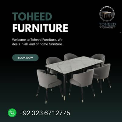 6 seater dining table/UV top table/metal steel chair/luxury dining set