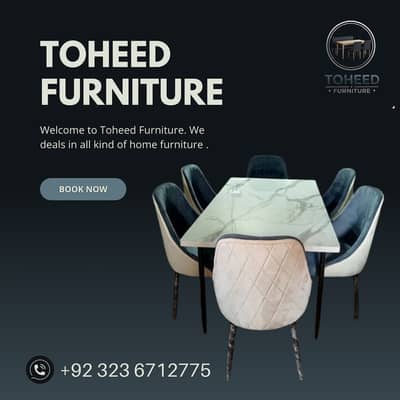 6 seater dining table/UV top table/metal steel chair/luxury dining set