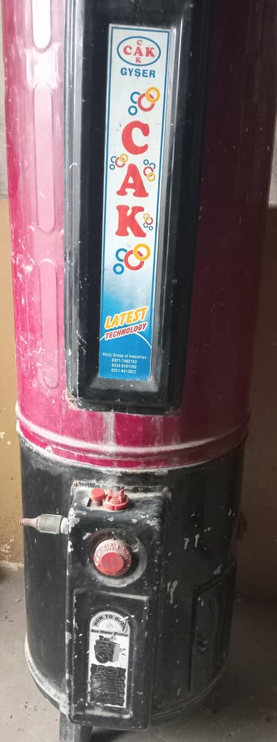 CAK Gas Geyser – Used – Working Condition