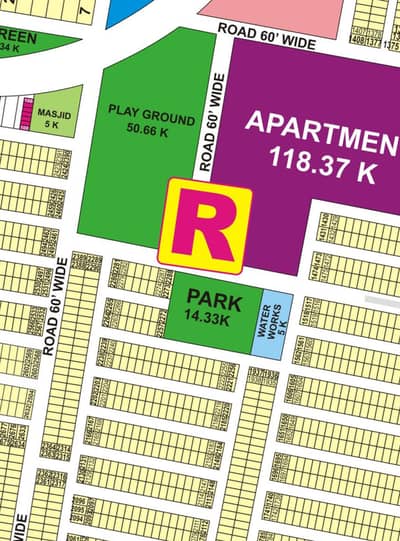 9Prism 5Marla On Ground Plot For Sale Sector R Lowest Rate