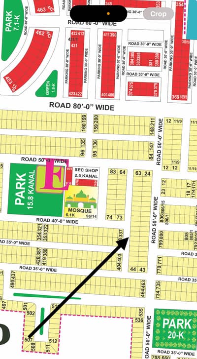 Top Location plot close to Park Masjid Sector E for sale 9Town Dha