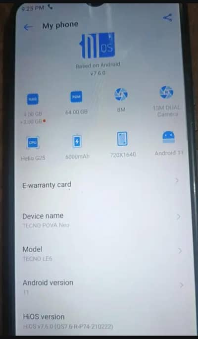 tecno pova neo