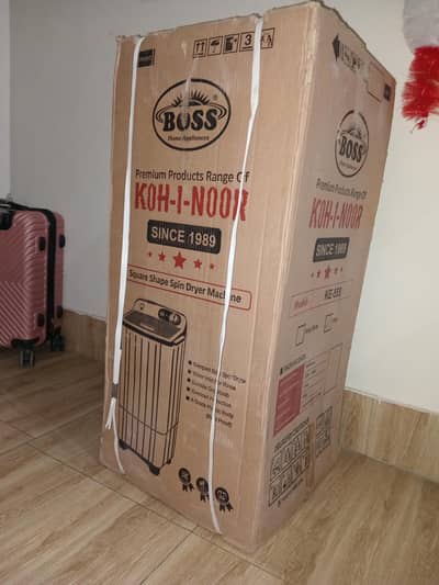 Boss medium spin dryer machine fully new condition
