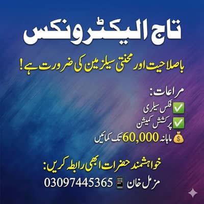 TAJ ELECTRONICS SALESMAN