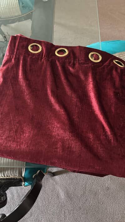 Red Velvet Curtains