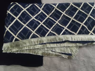 Blue velvet, 3 piece suit