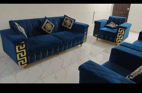 7 Seater Sofa - Wooden Sofa - Luxury Sofa - Sofa Set - Sofa For Sale