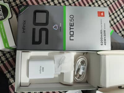 Infinix note 50 all accessory 10by 10 _1 mah Used